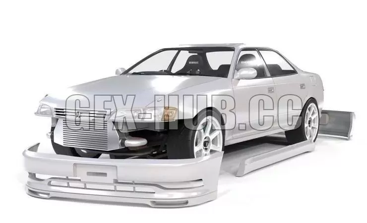 CAR – Toyota Mark 2 90 TourerV 3D Model