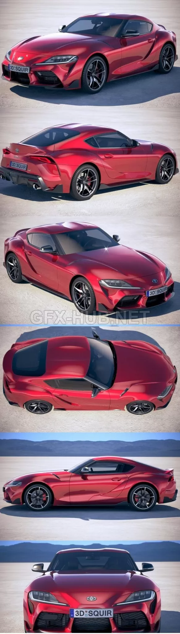 CAR – Toyota Supra 2020  3D Model