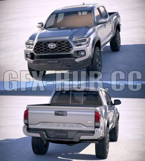 CAR – Toyota Tacoma TRD 2020 3D Model