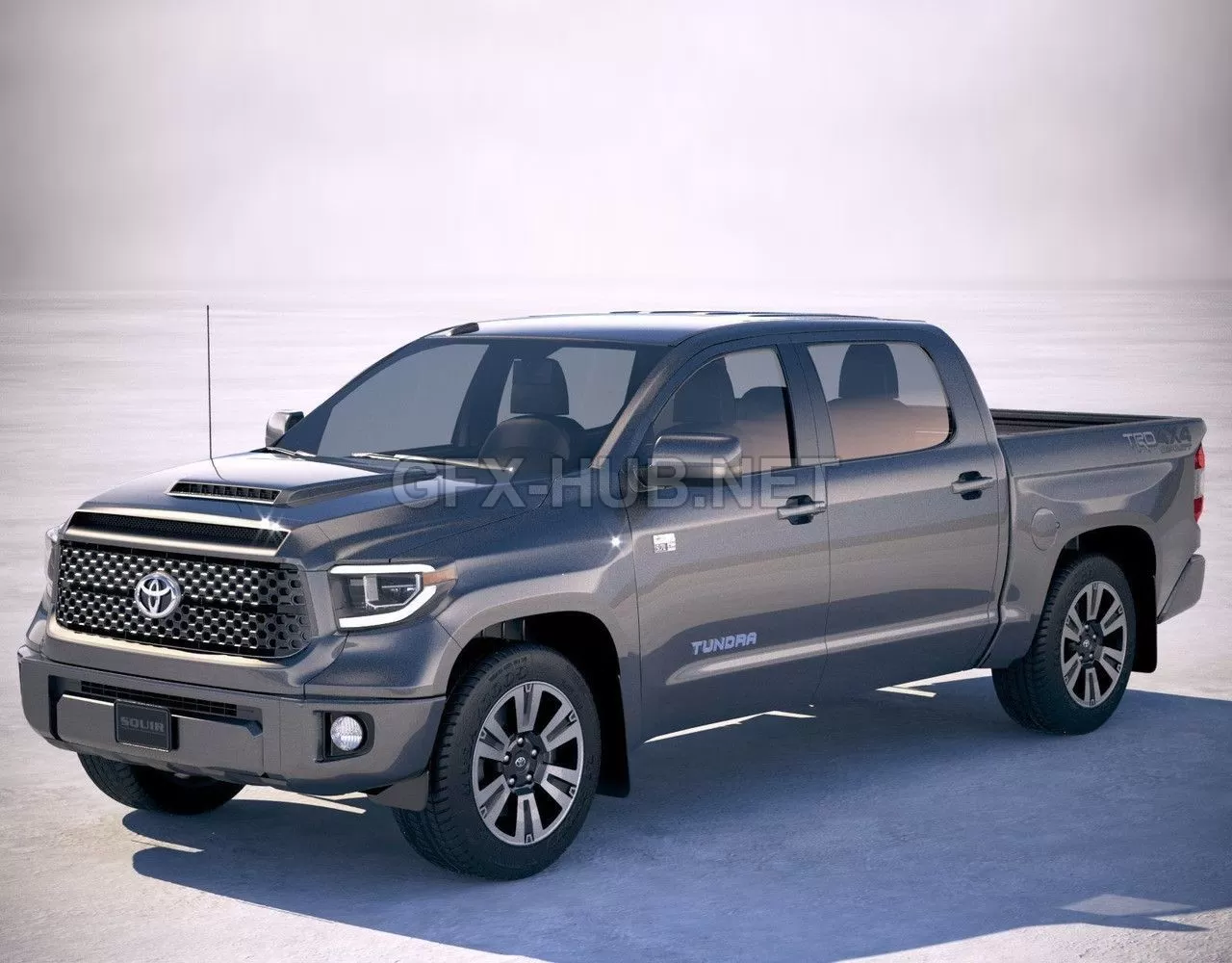 CAR – Toyota Tundra TRD 2018 3D Model