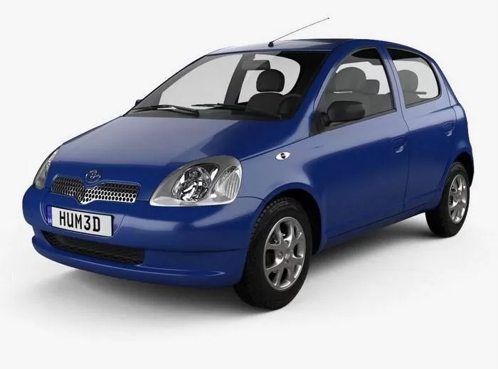 CAR – Toyota Yaris 5-door 1999 3D Model
