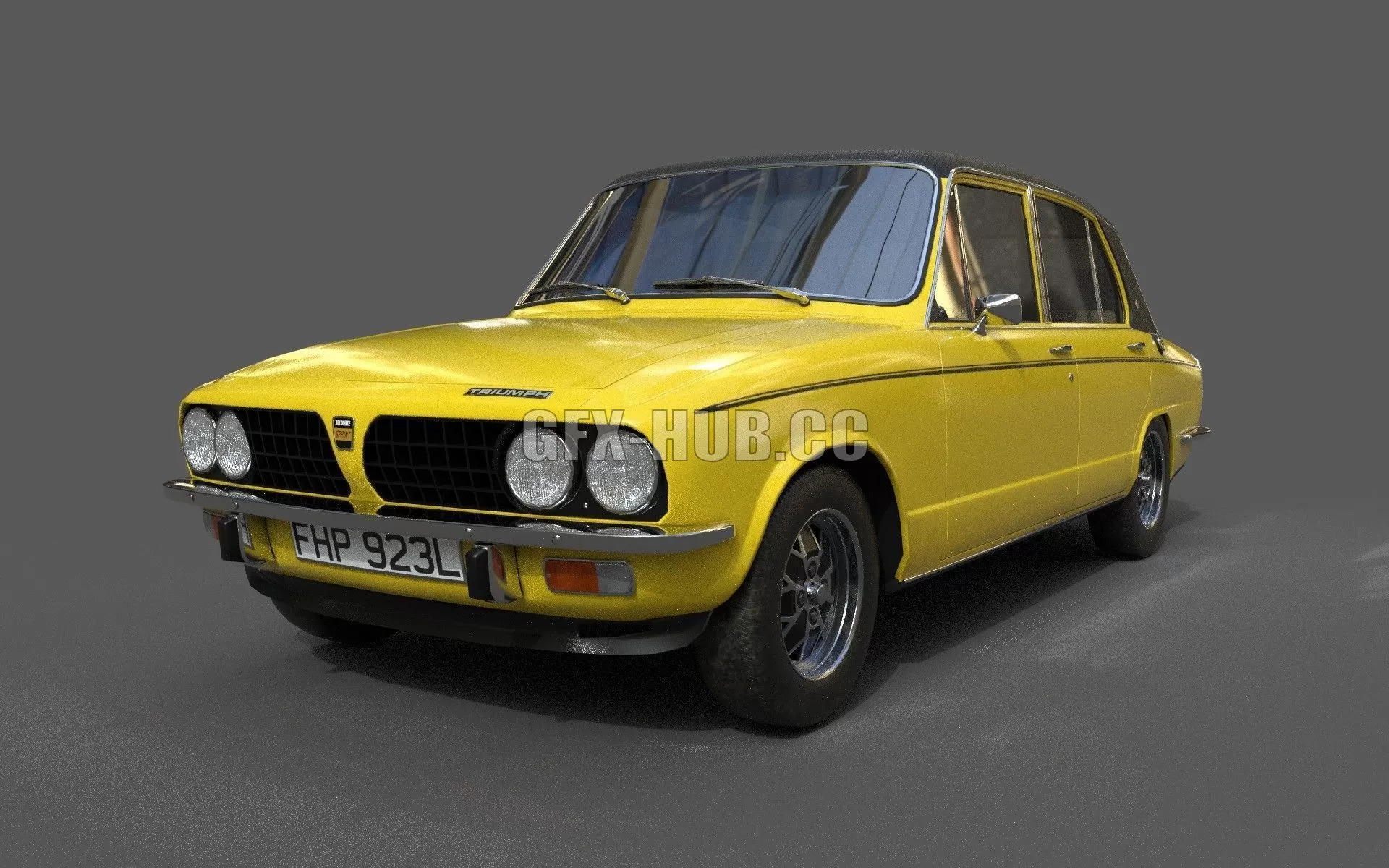 CAR – Triumph Dolomite Sprint 3D Model