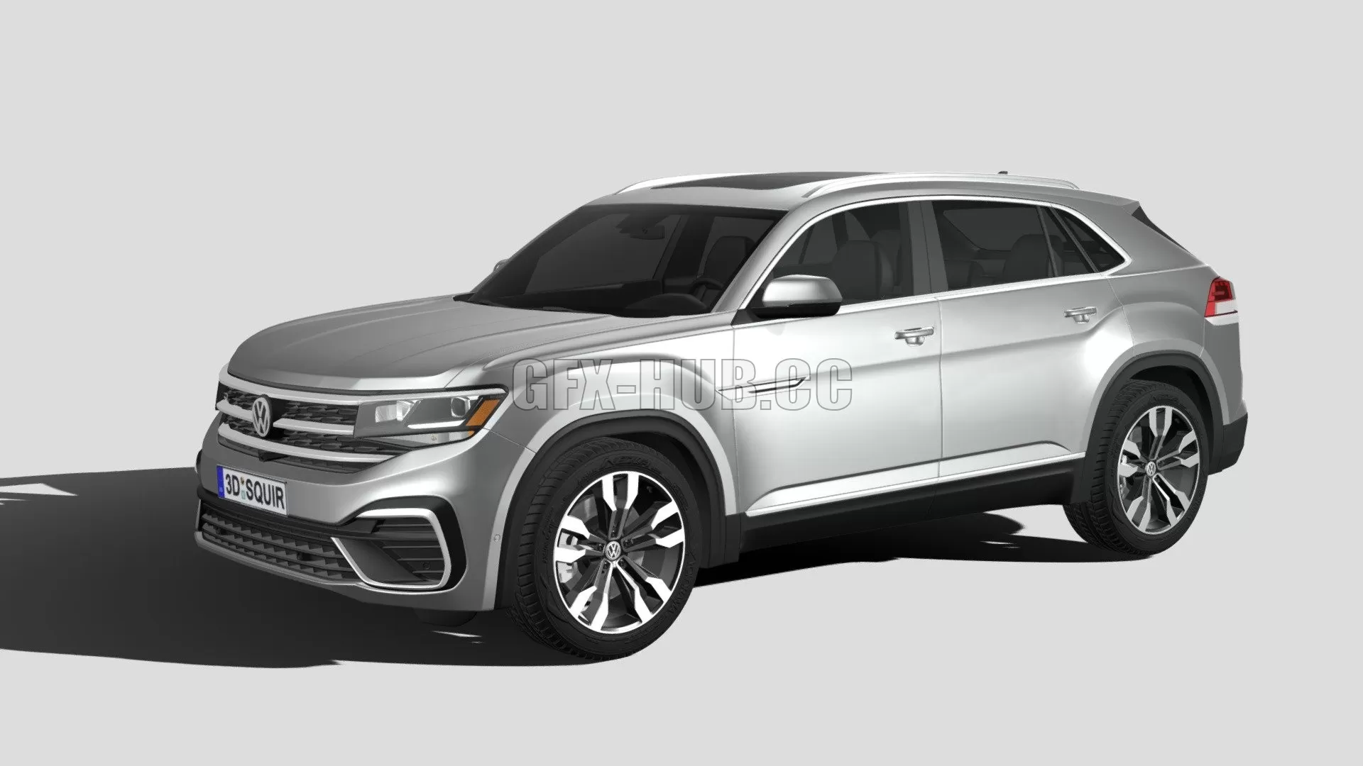 CAR – Volkswagen Atlas Cross Sport R-Line 2021 3D Model