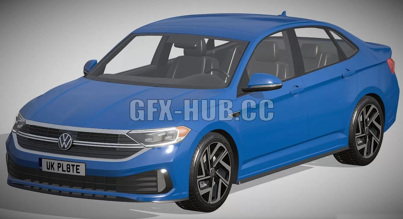 CAR – Volkswagen Jetta 2022 3D Model
