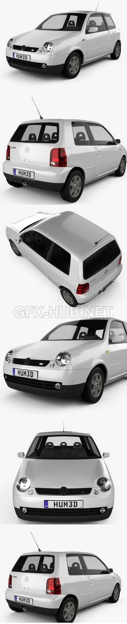 CAR – Volkswagen Lupo 1998  3D Model
