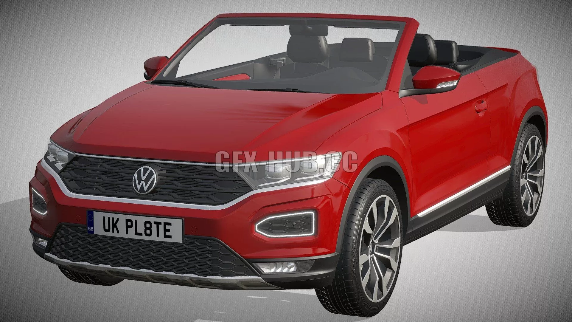 CAR – Volkswagen T-Roc Cabriolet 3D Model
