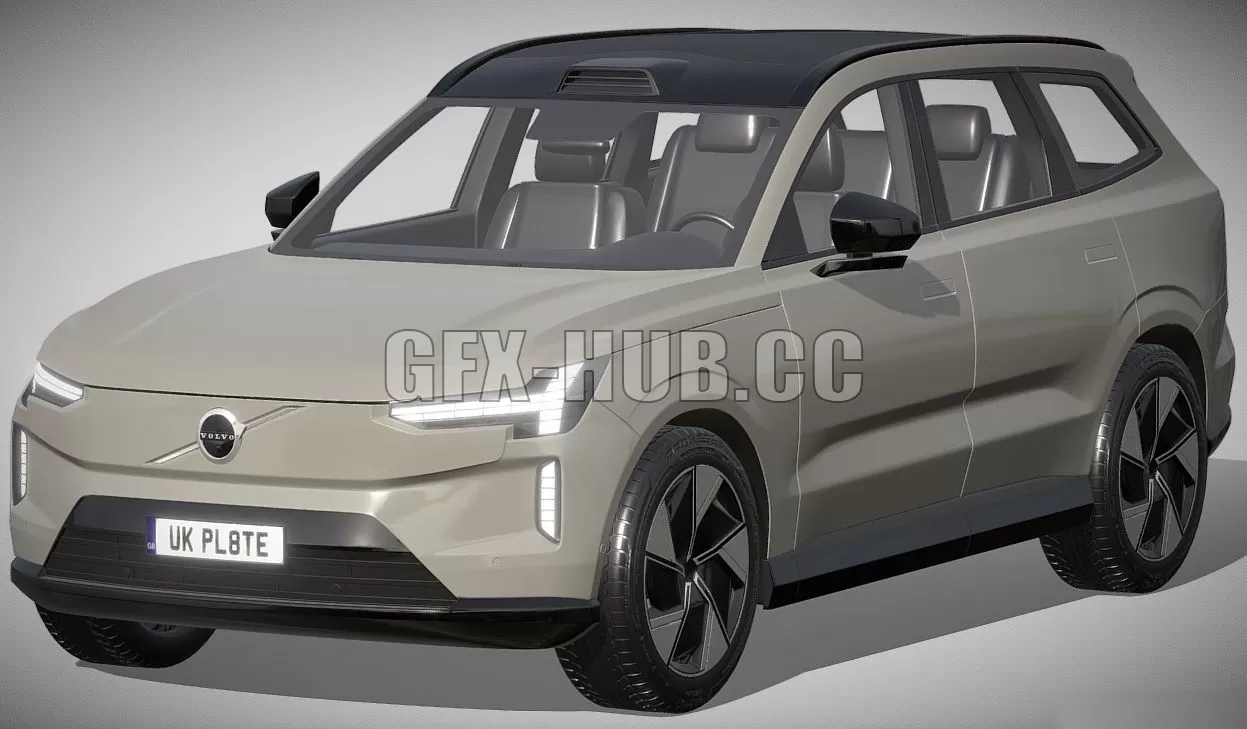 CAR – Volvo EX90 3D Model