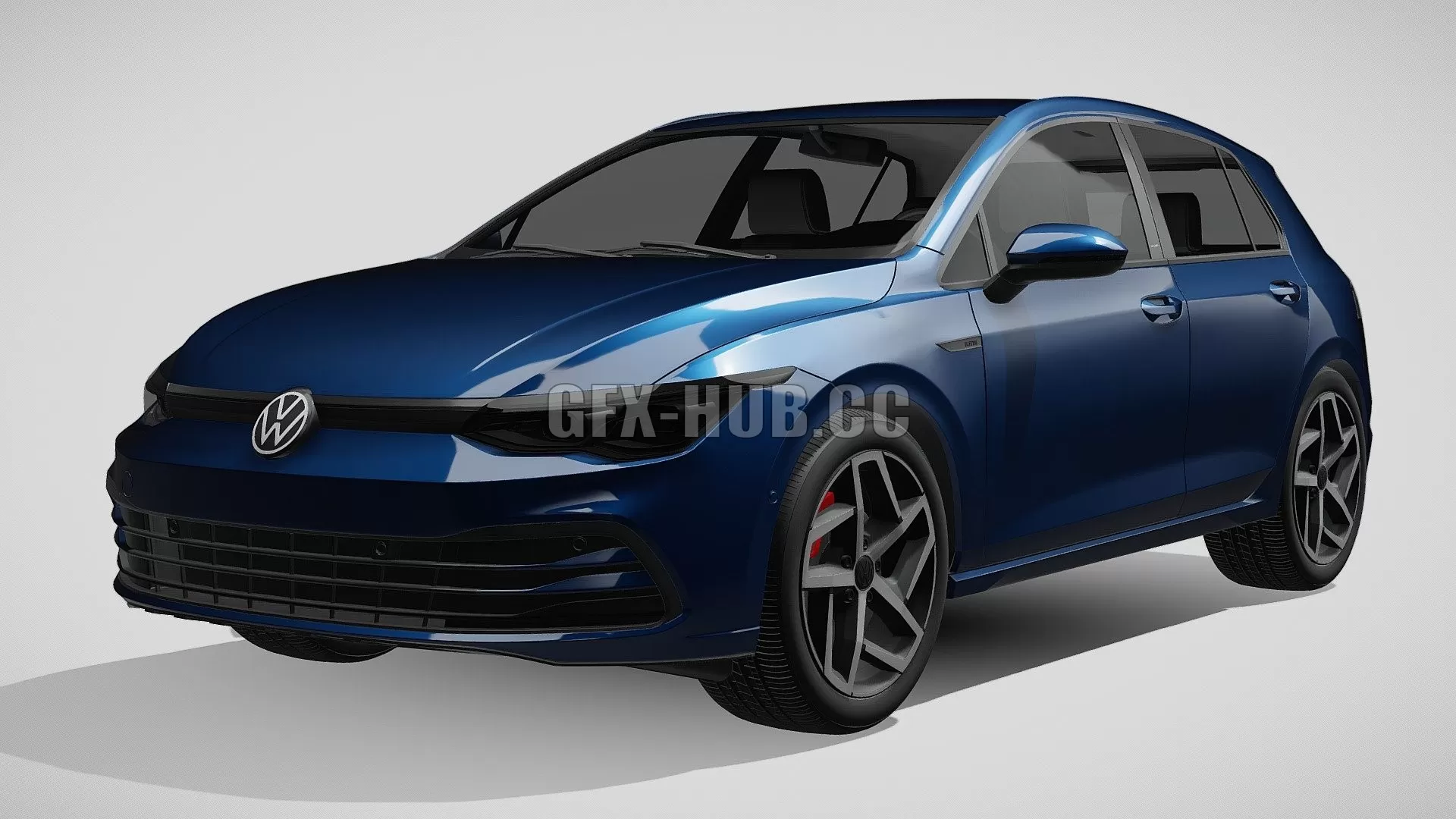 CAR – VW Golf Style 2021 3D Model