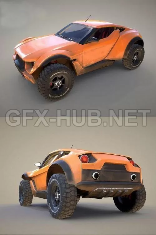 CAR – Zarooq Sand Racer 3D Model