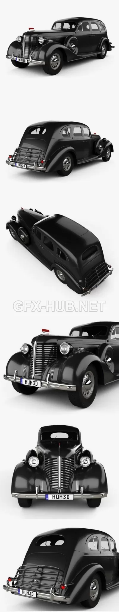CAR – ZIS 101A 1939  3D Model