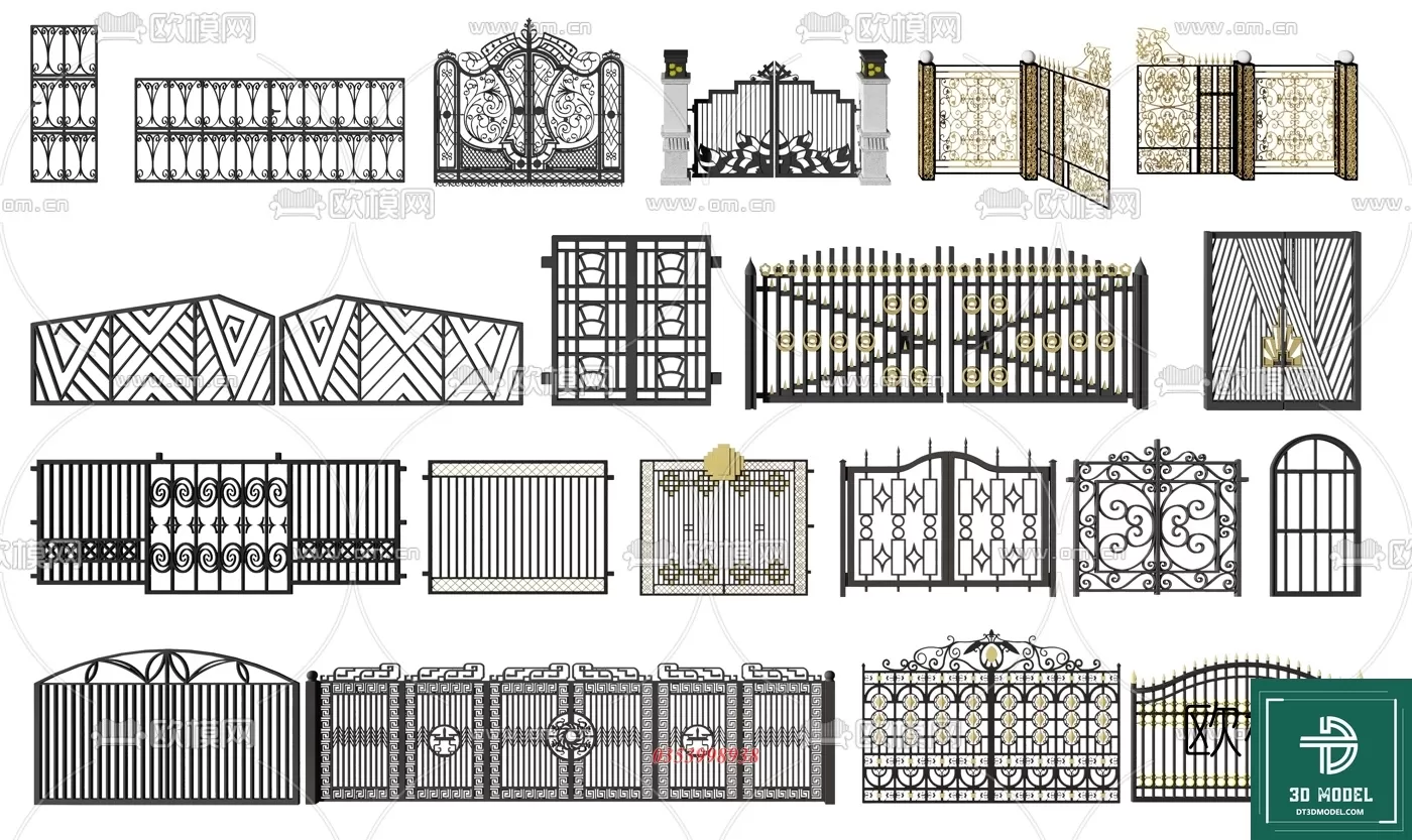 CLASSIC GATE – 3D MODELS – 002