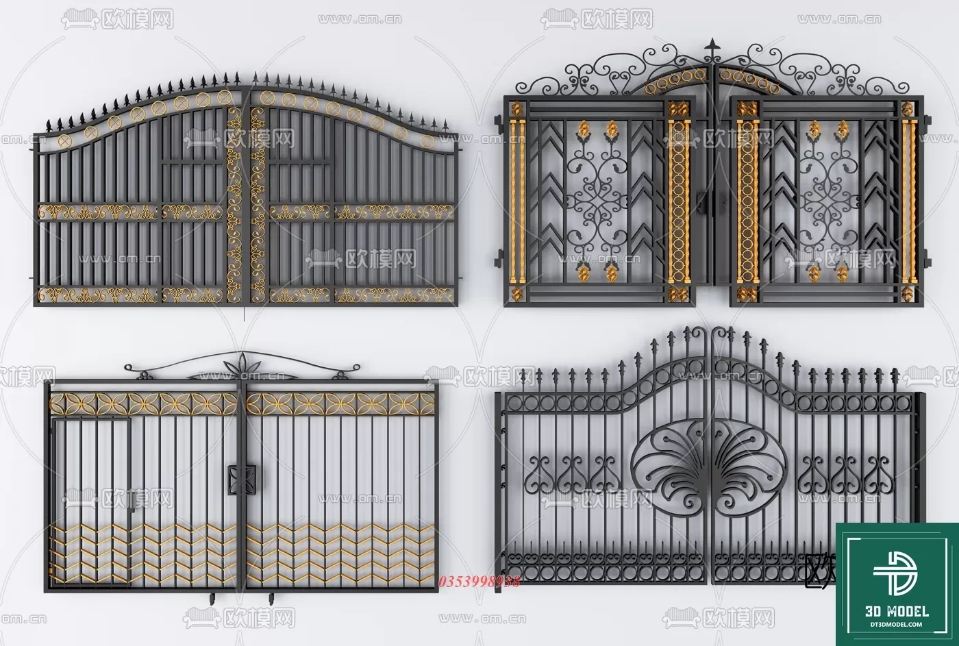 CLASSIC GATE – 3D MODELS – 006