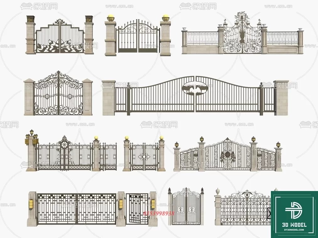 CLASSIC GATE – 3D MODELS – 008