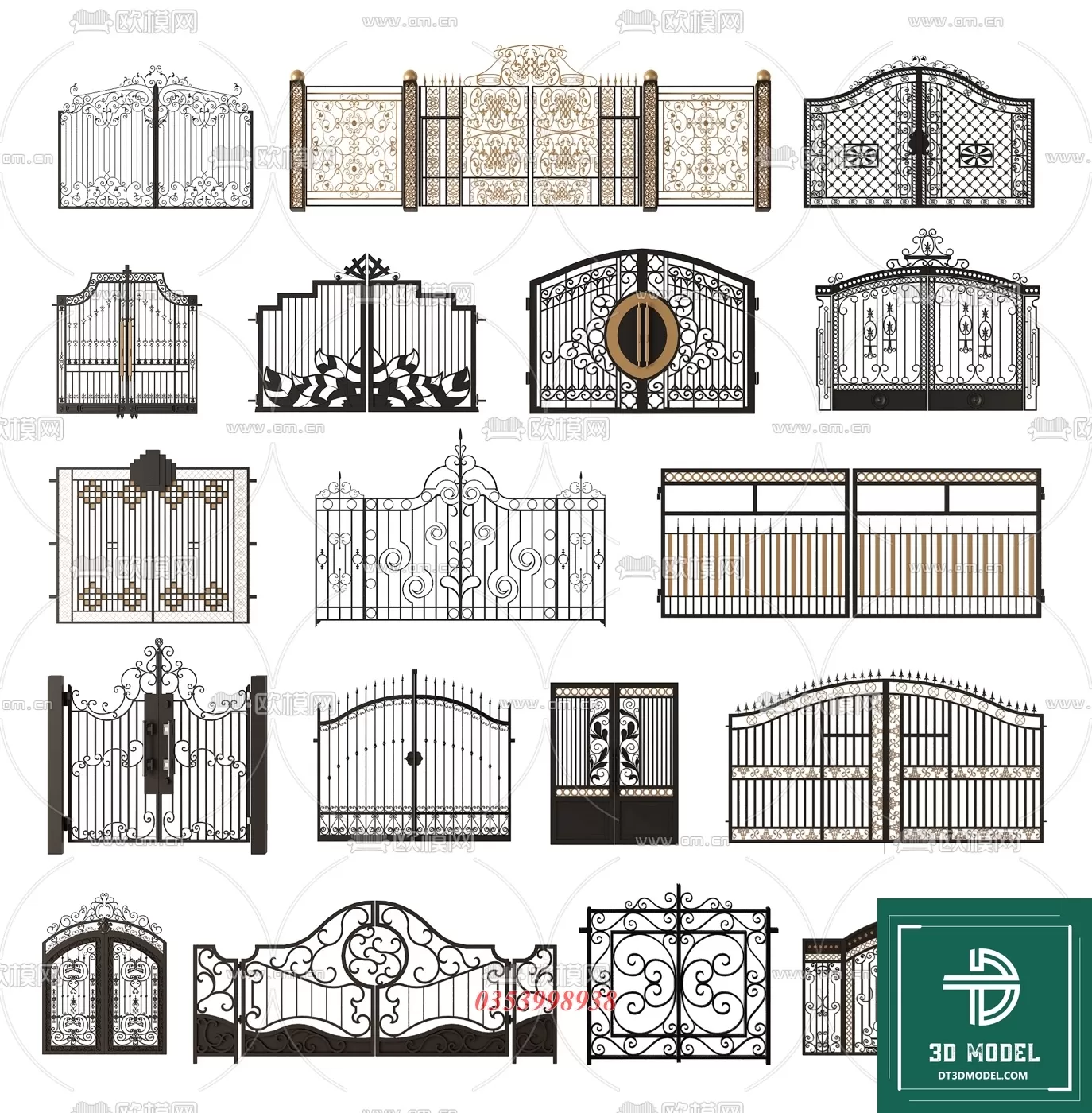 CLASSIC GATE – 3D MODELS – 015