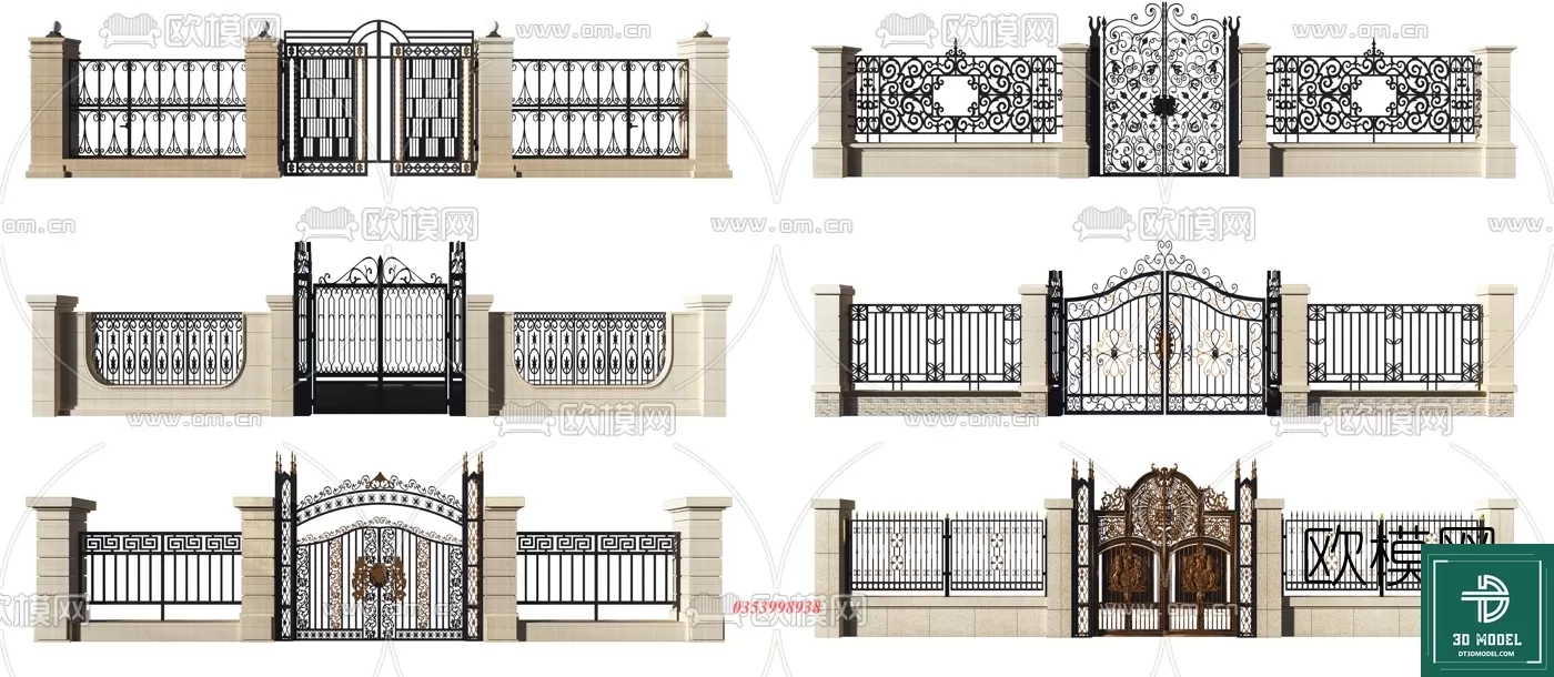 CLASSIC GATE – 3D MODELS – 017