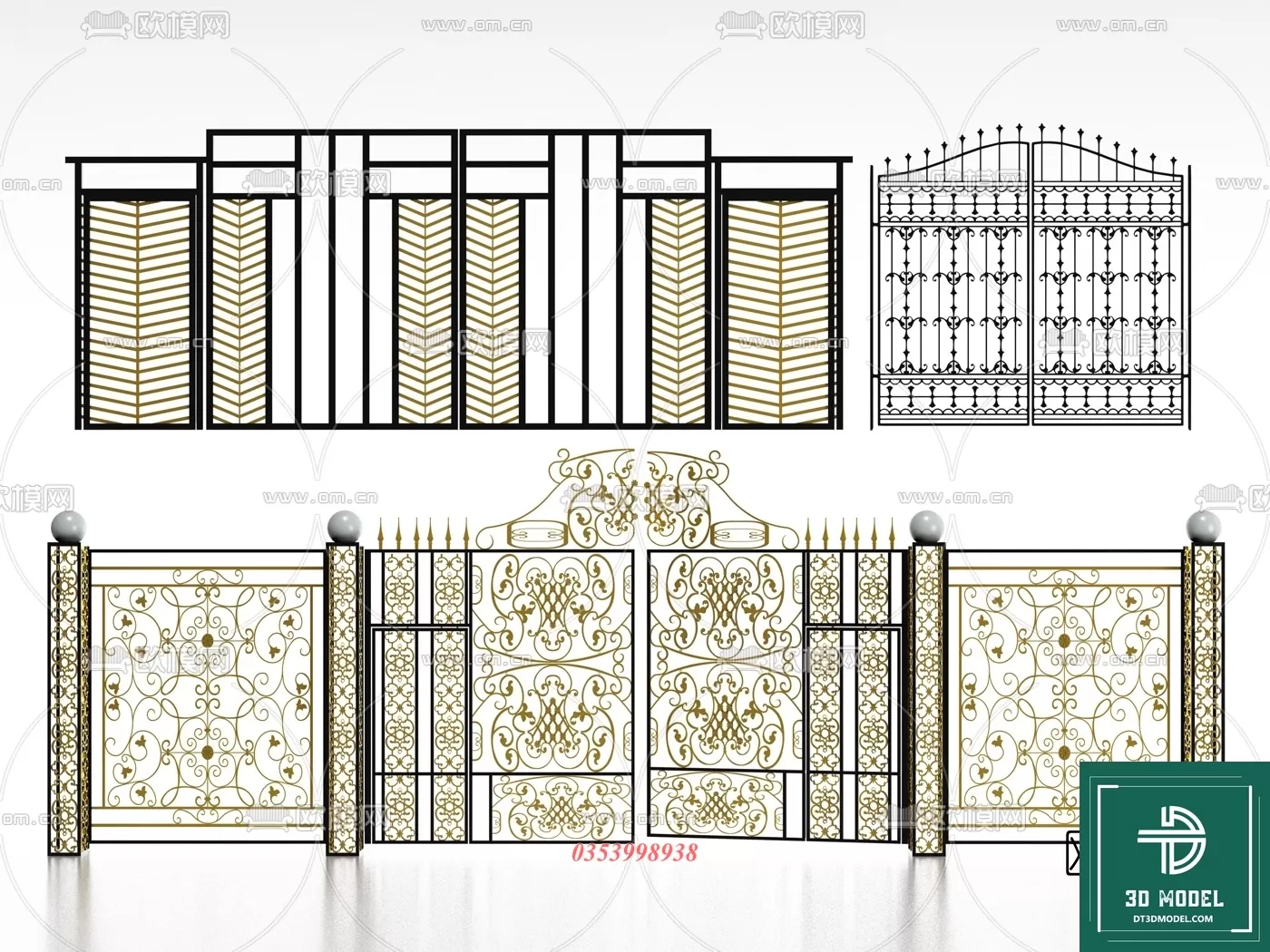 CLASSIC GATE – 3D MODELS – 026