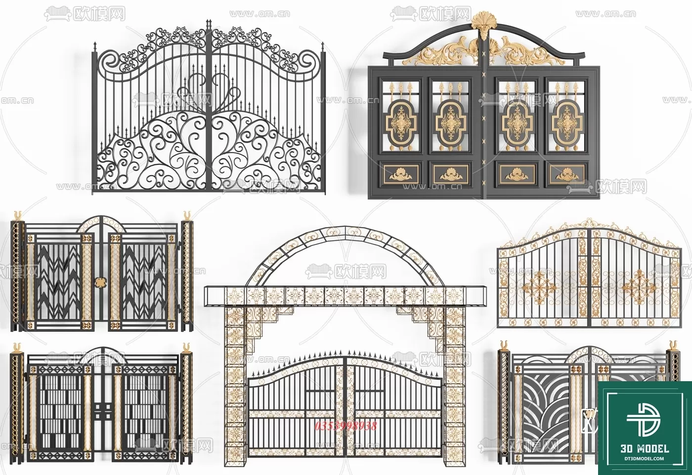 CLASSIC GATE – 3D MODELS – 027