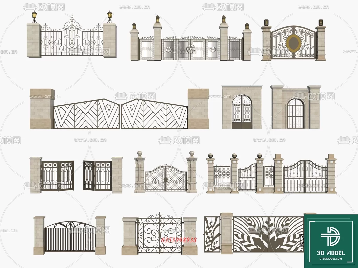 CLASSIC GATE – 3D MODELS – 032