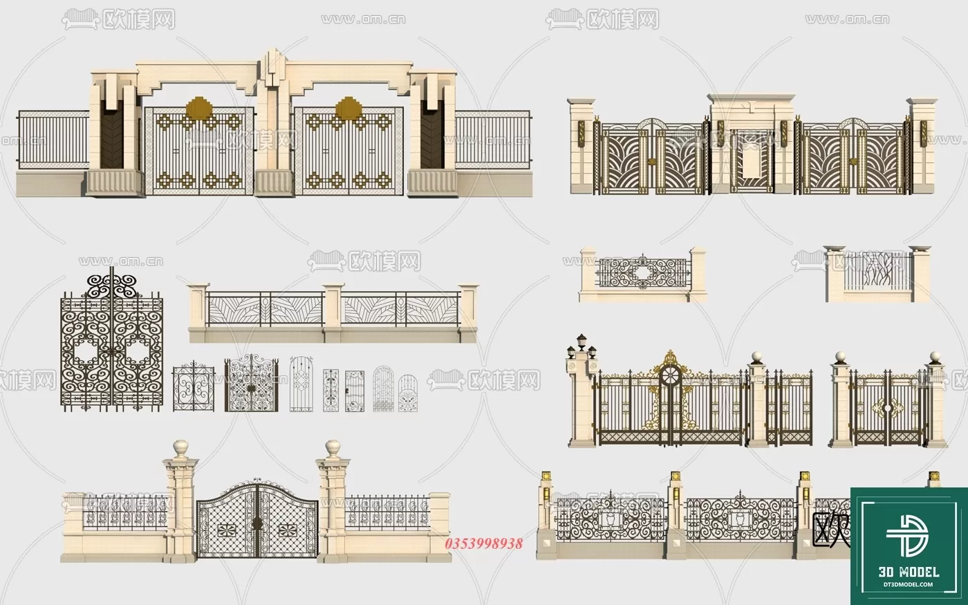 CLASSIC GATE – 3D MODELS – 033