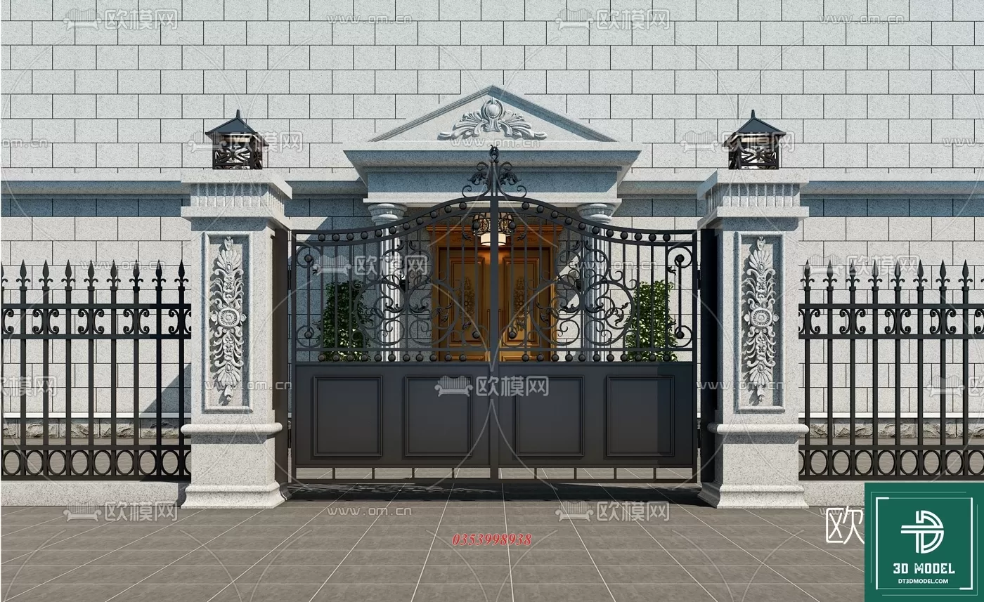 CLASSIC GATE – 3D MODELS – 038