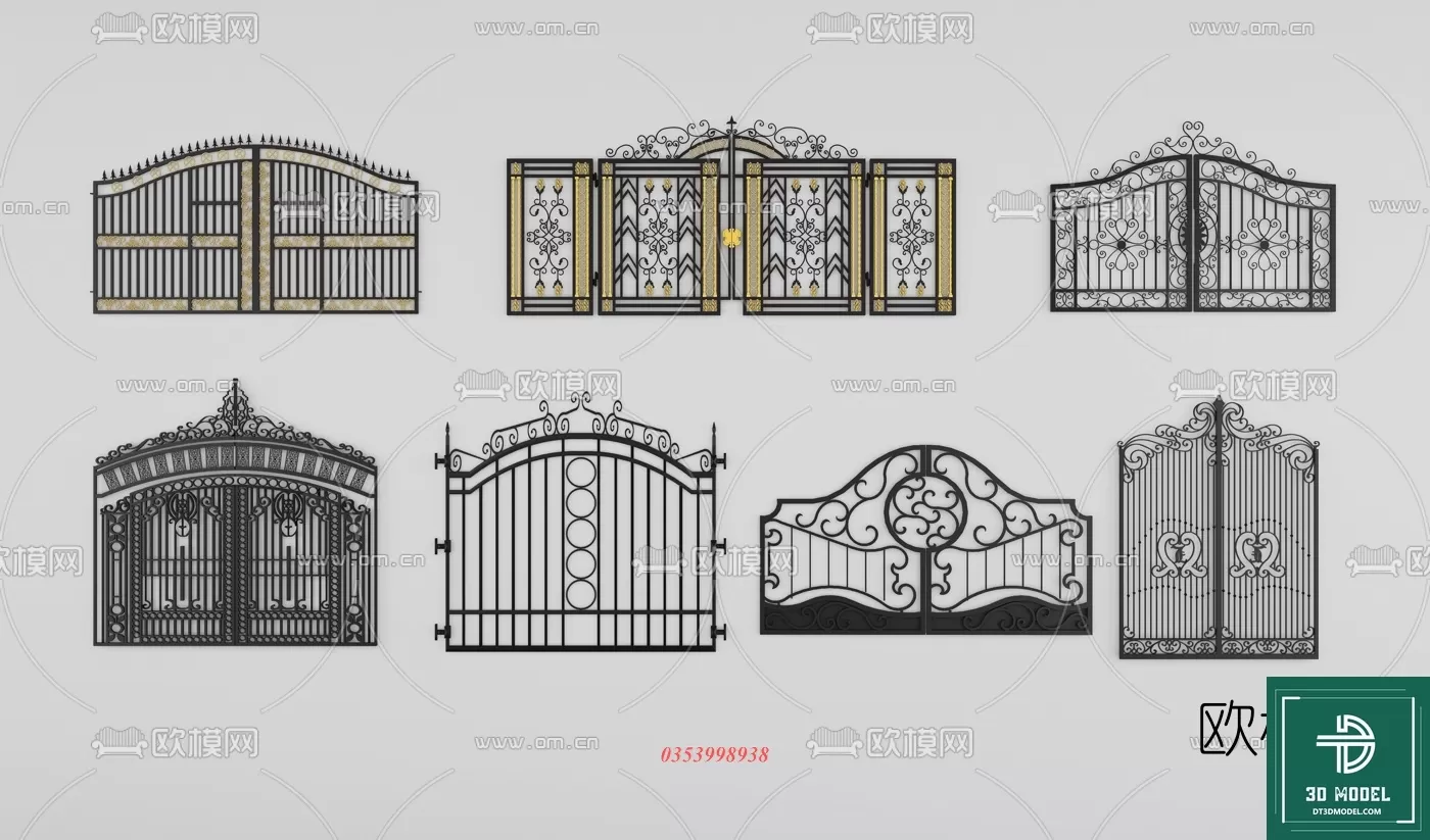 CLASSIC GATE – 3D MODELS – 046