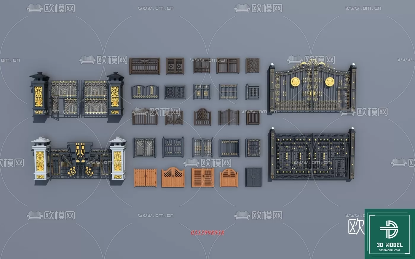 CLASSIC GATE – 3D MODELS – 054