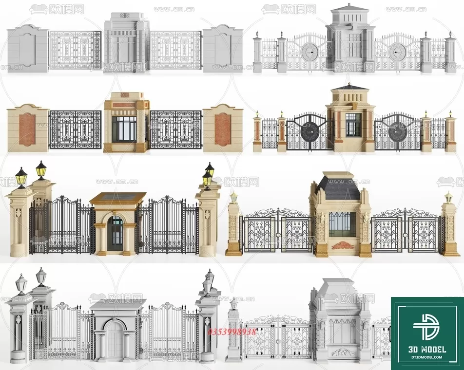 CLASSIC GATE – 3D MODELS – 058