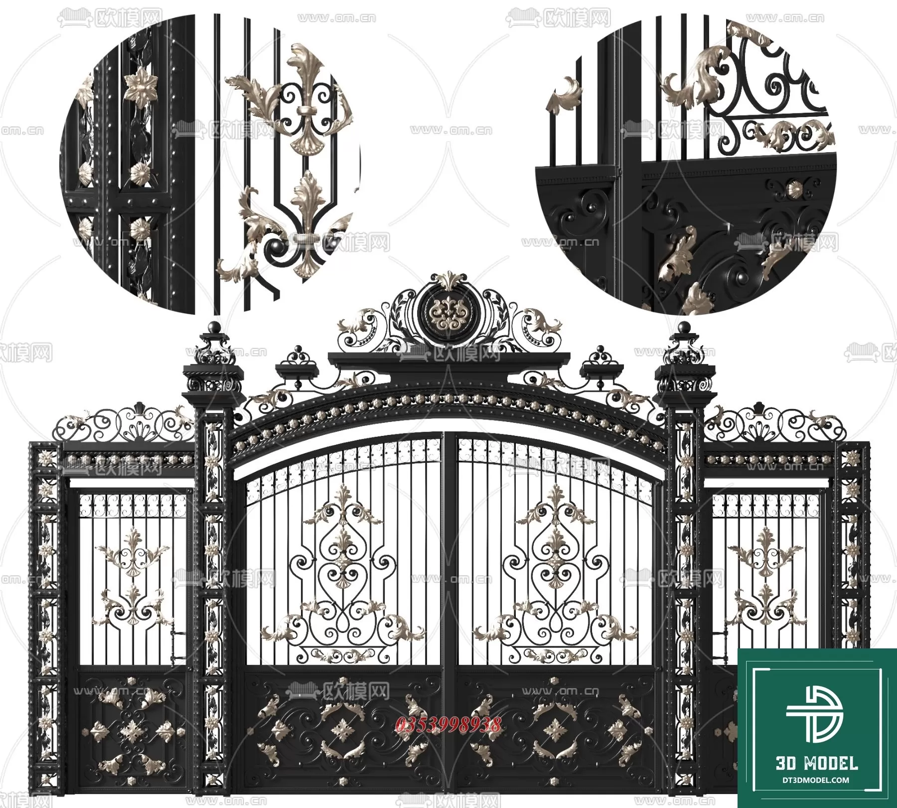 CLASSIC GATE – 3D MODELS – 076