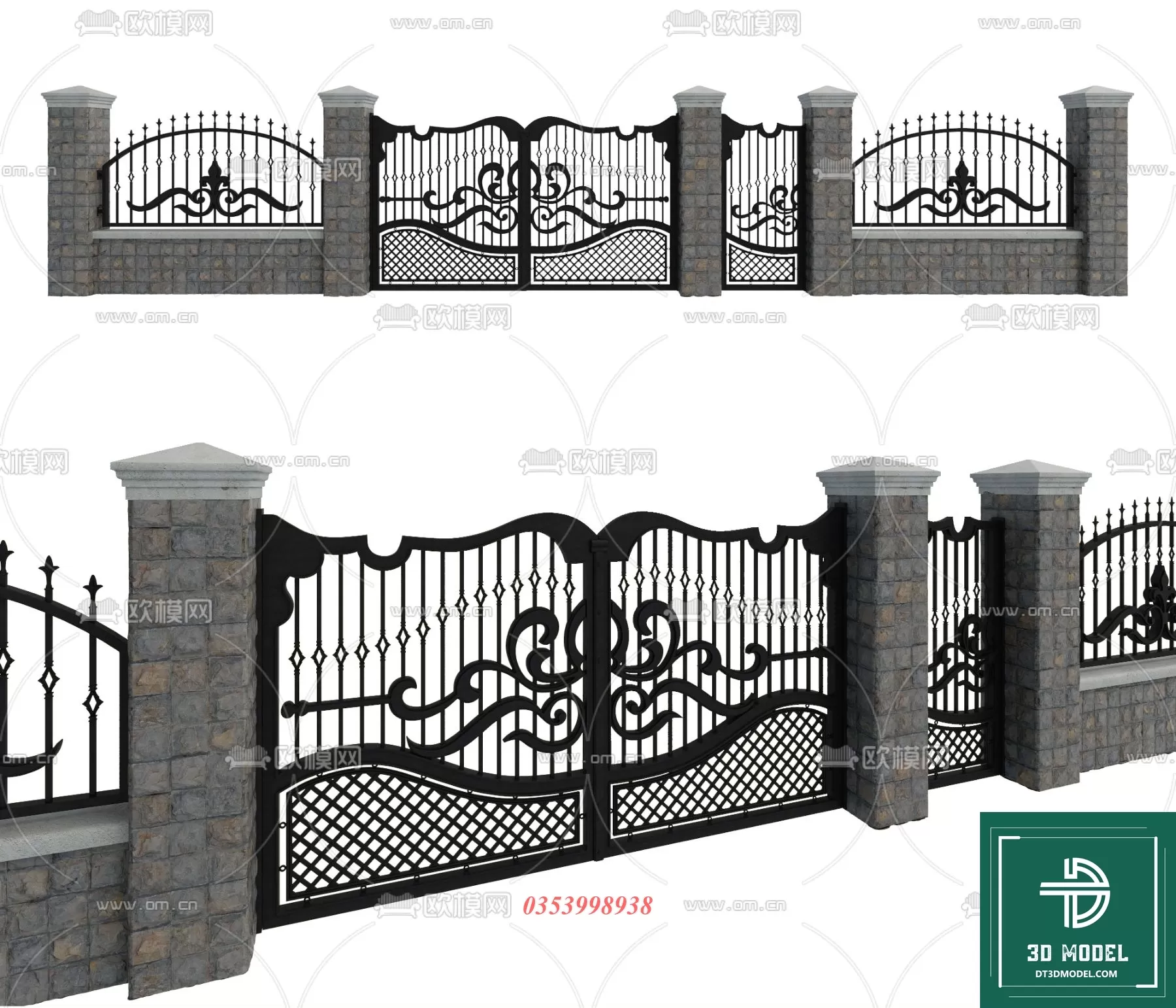 CLASSIC GATE – 3D MODELS – 088