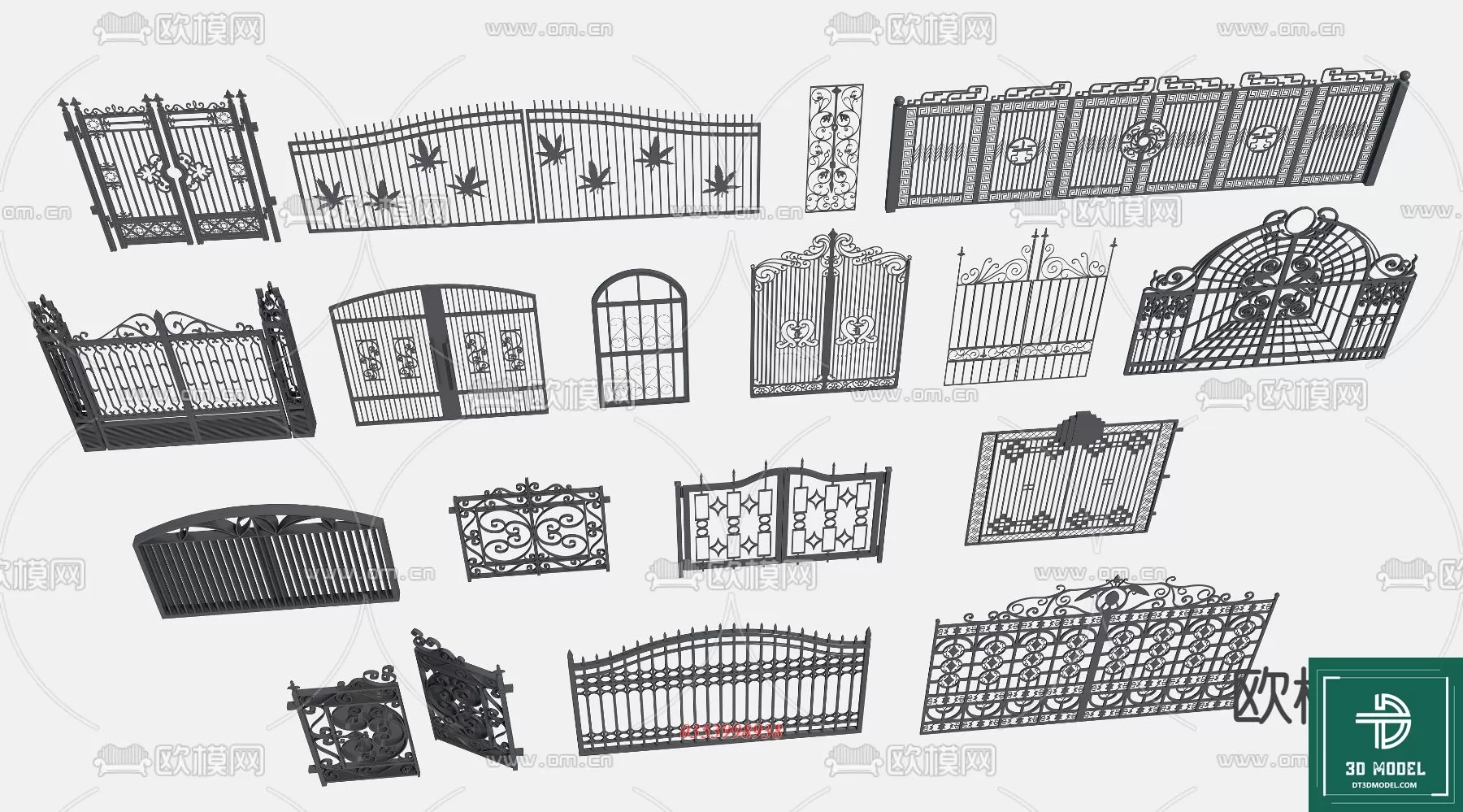 CLASSIC GATE – 3D MODELS – 092