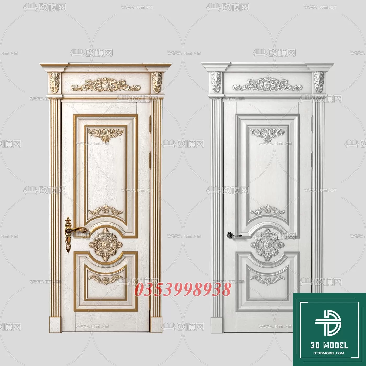 CLASSIC DOOR – 3DSKY MODELS – 002