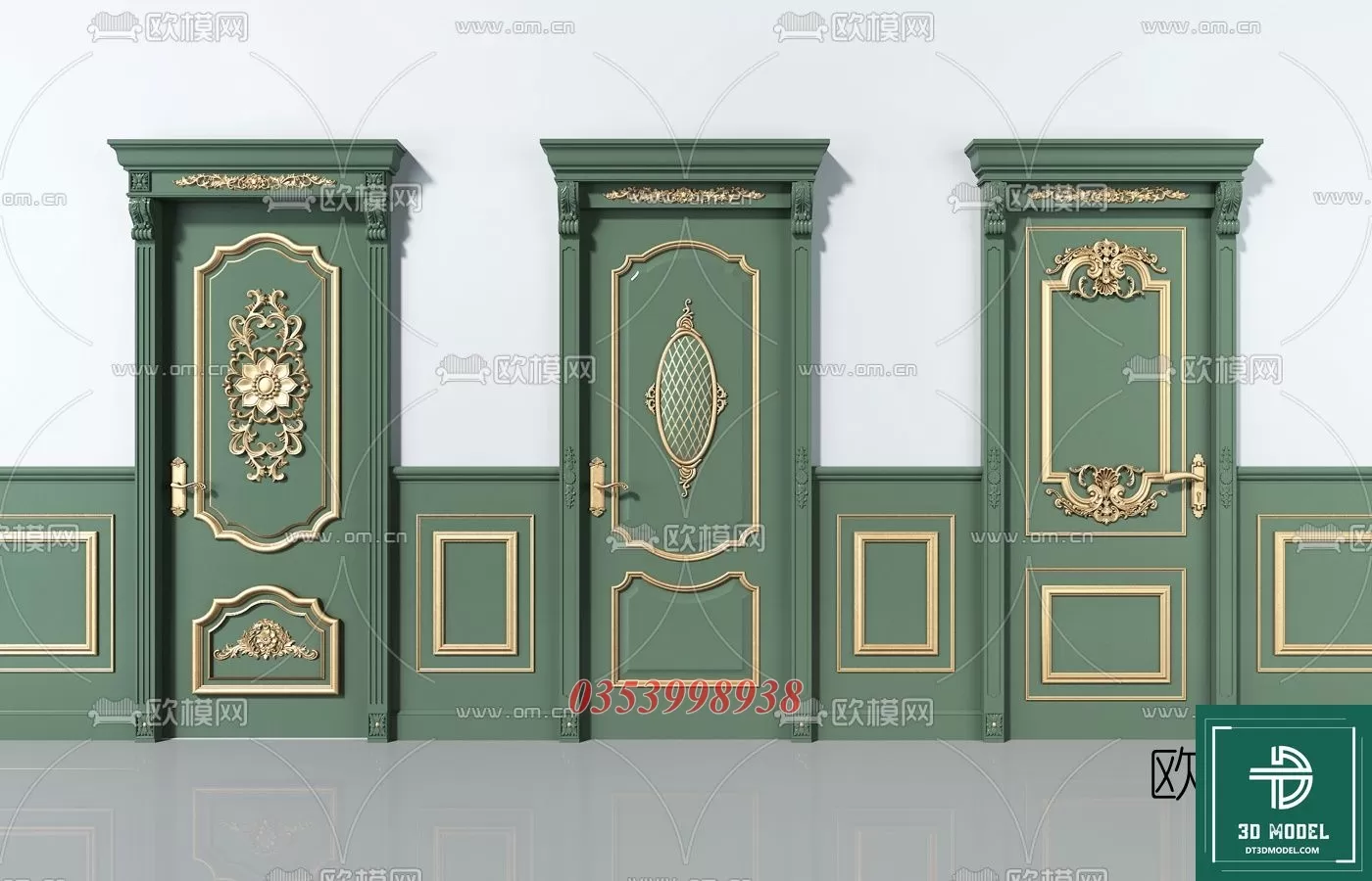 CLASSIC DOOR – 3DSKY MODELS – 003