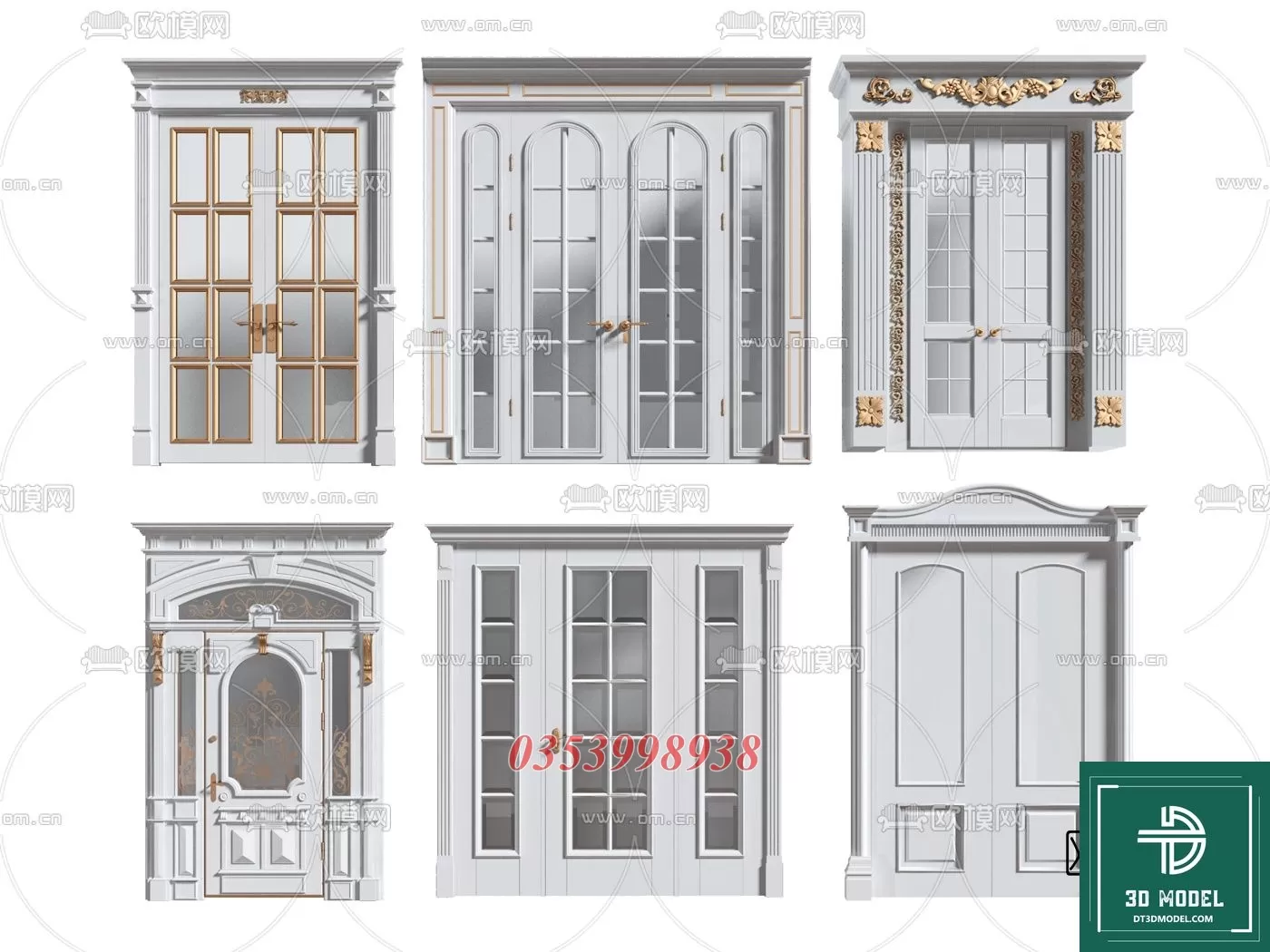 CLASSIC DOOR – 3DSKY MODELS – 006