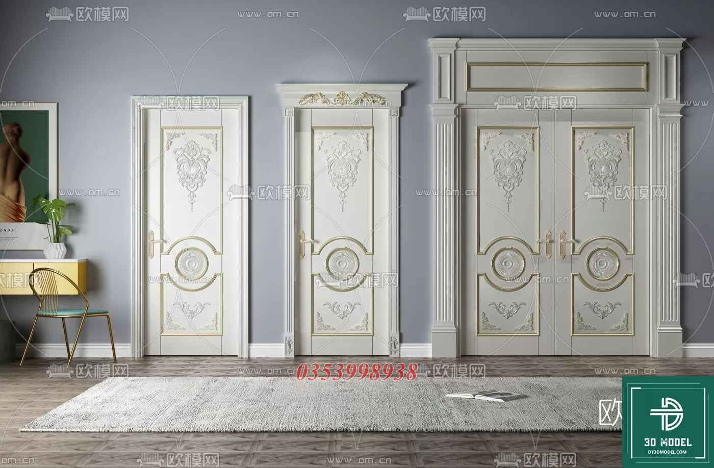 CLASSIC DOOR – 3DSKY MODELS – 007
