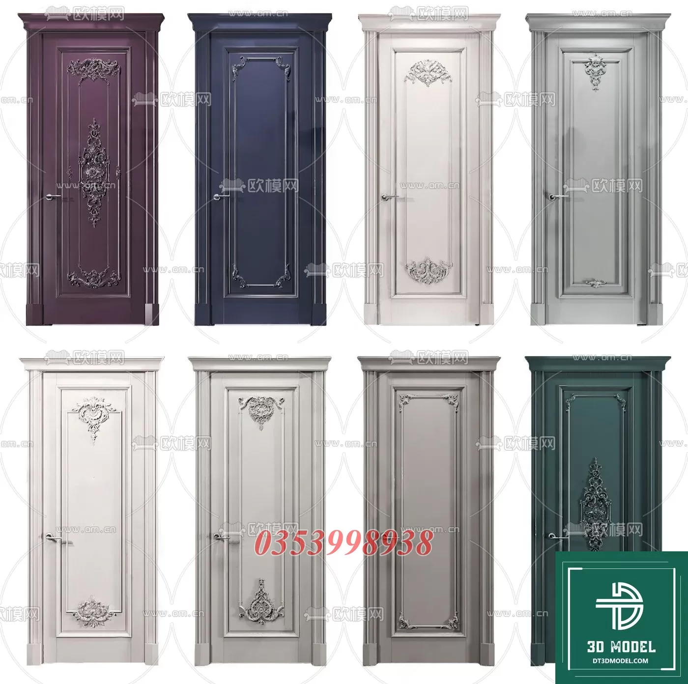 CLASSIC DOOR – 3DSKY MODELS – 008