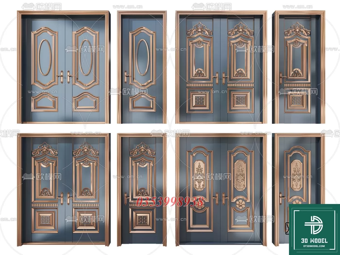 CLASSIC DOOR – 3DSKY MODELS – 009