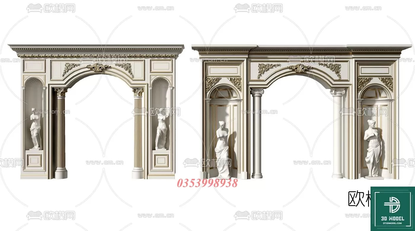 CLASSIC DOOR – 3DSKY MODELS – 012