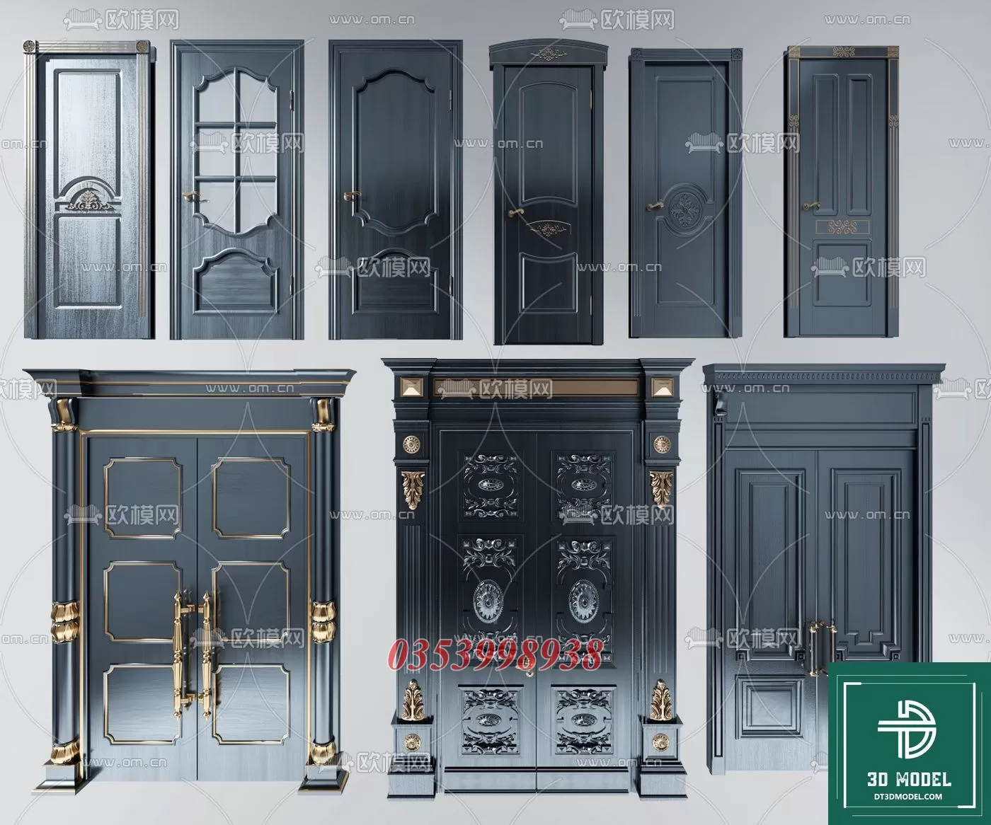 CLASSIC DOOR – 3DSKY MODELS – 014