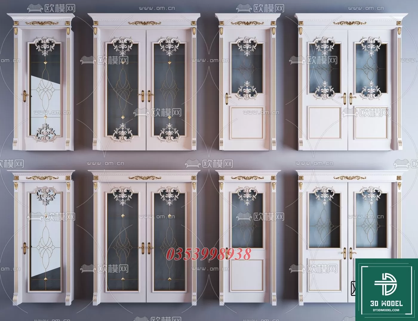 CLASSIC DOOR – 3DSKY MODELS – 015