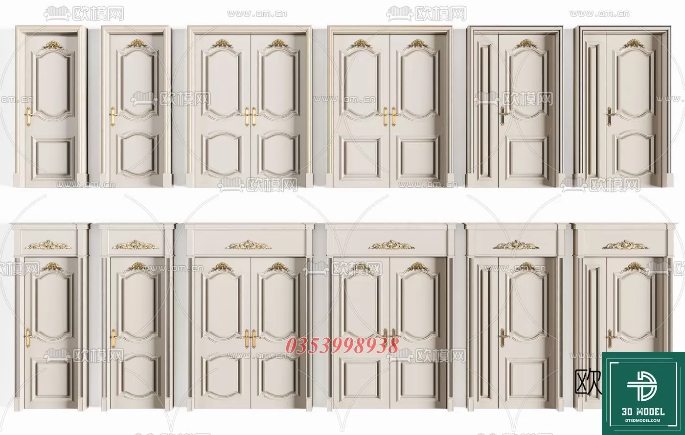 CLASSIC DOOR – 3DSKY MODELS – 016