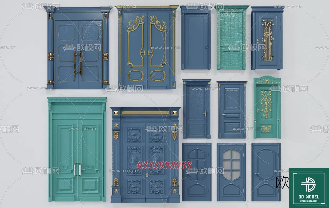 CLASSIC DOOR – 3DSKY MODELS – 017