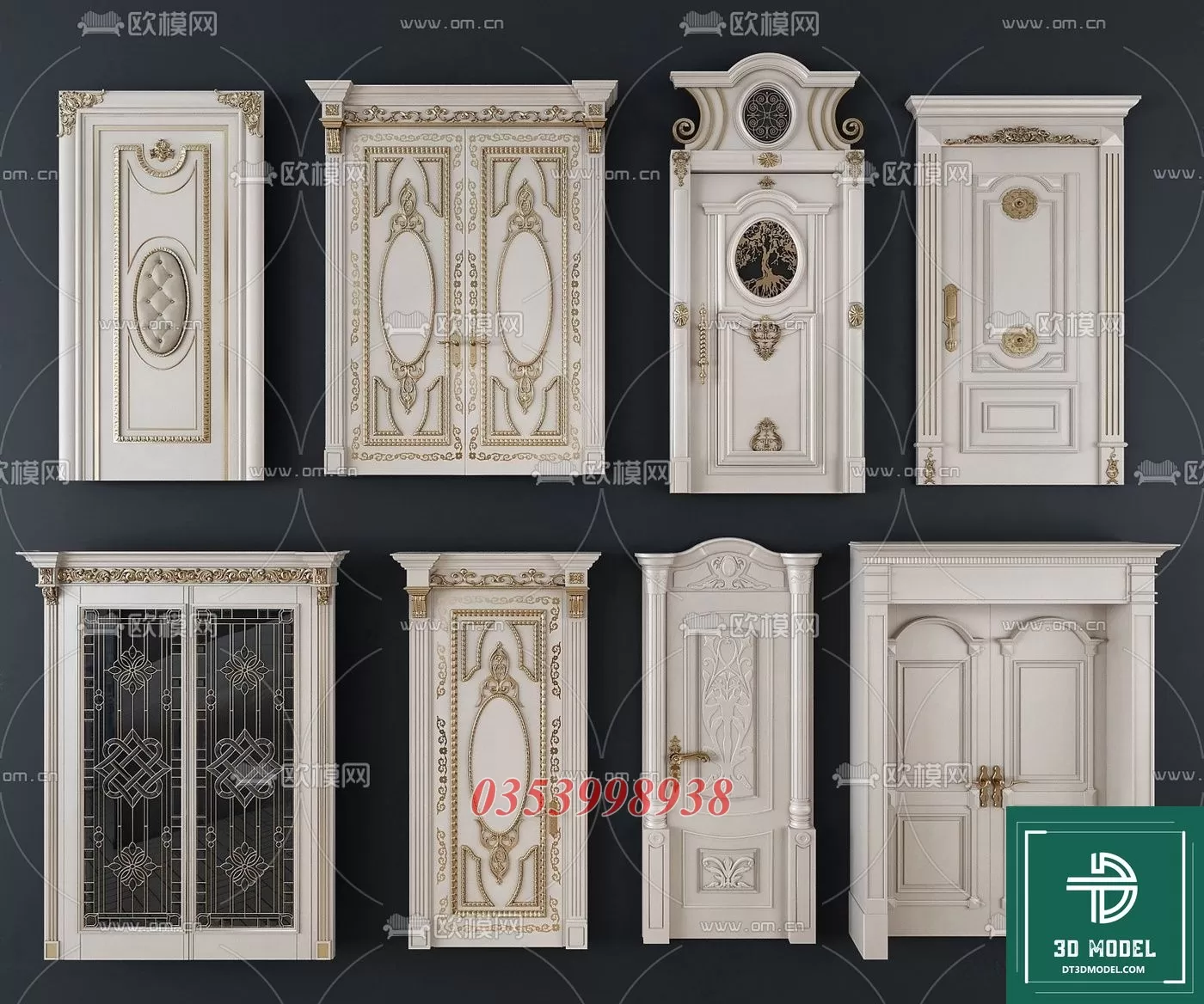 CLASSIC DOOR – 3DSKY MODELS – 018