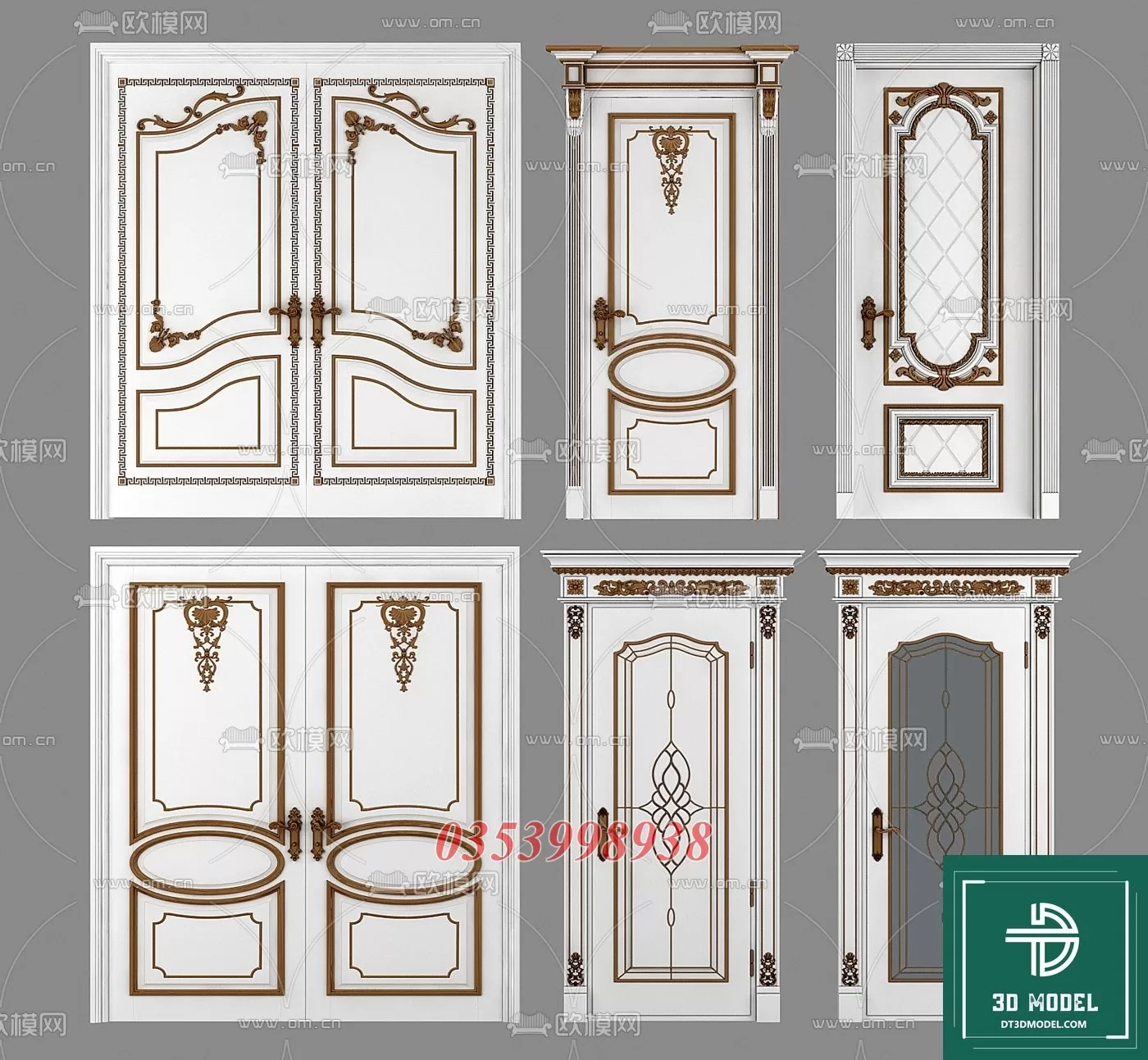 CLASSIC DOOR – 3DSKY MODELS – 019