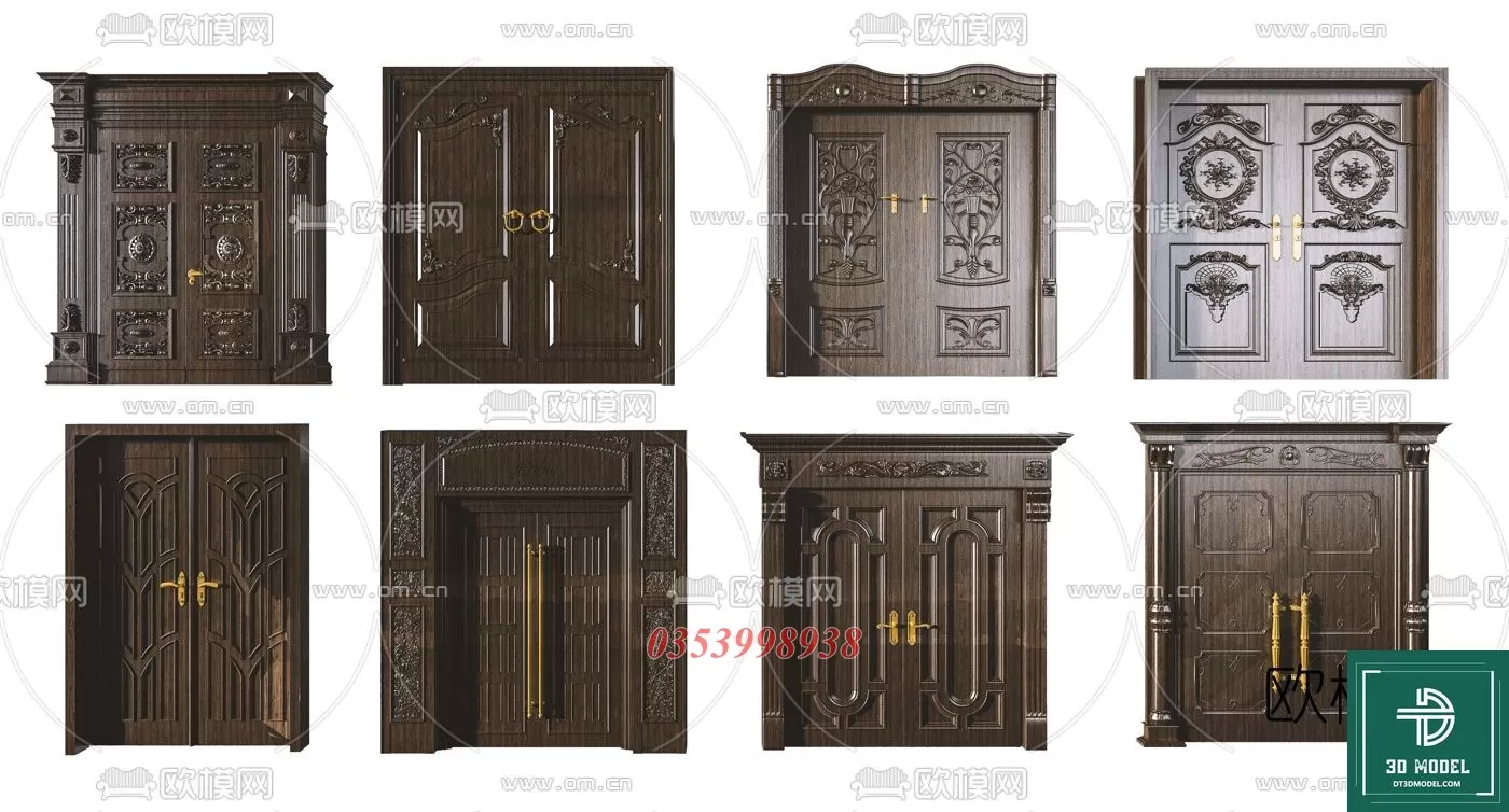 CLASSIC DOOR – 3DSKY MODELS – 021