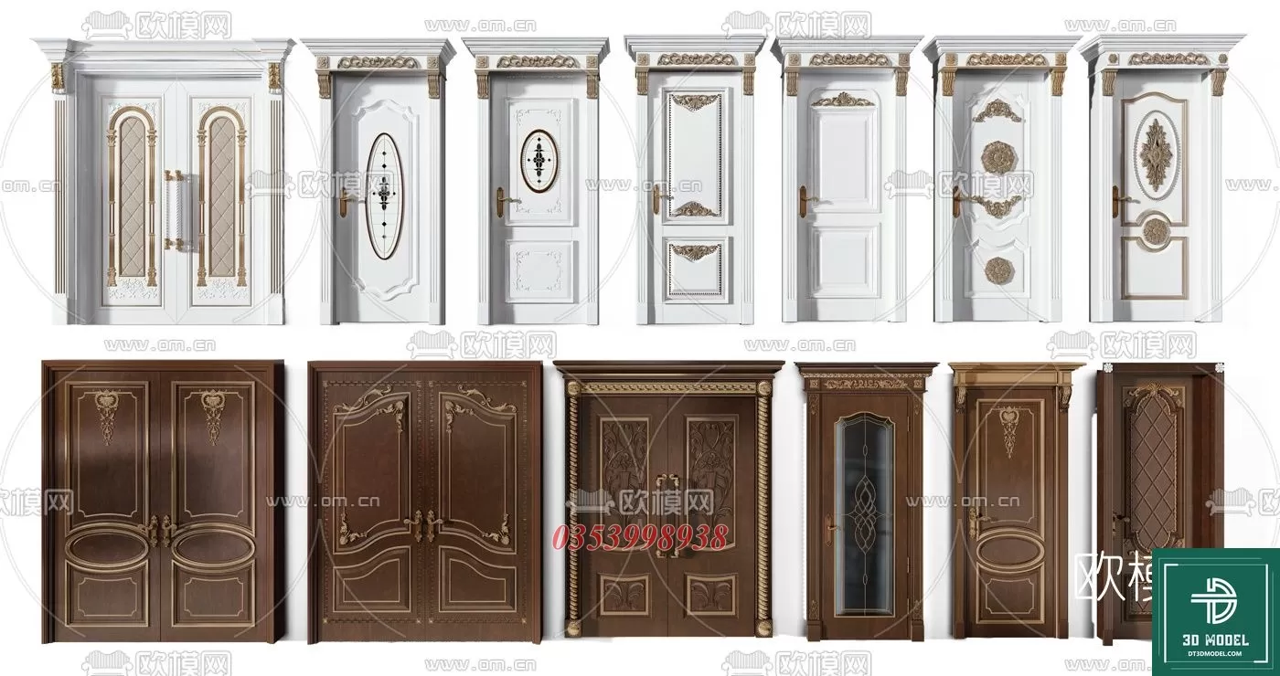 CLASSIC DOOR – 3DSKY MODELS – 024