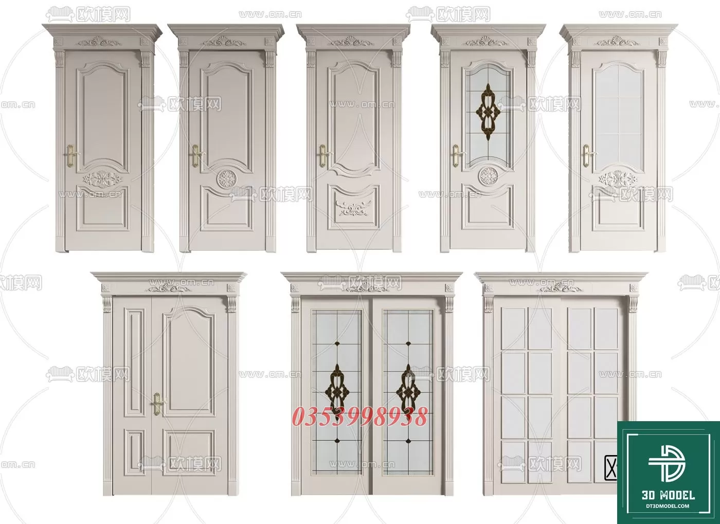 CLASSIC DOOR – 3DSKY MODELS – 025