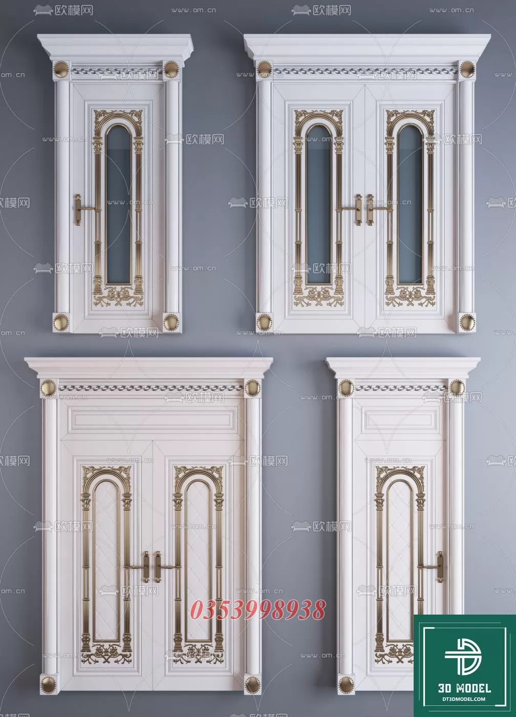 CLASSIC DOOR – 3DSKY MODELS – 032