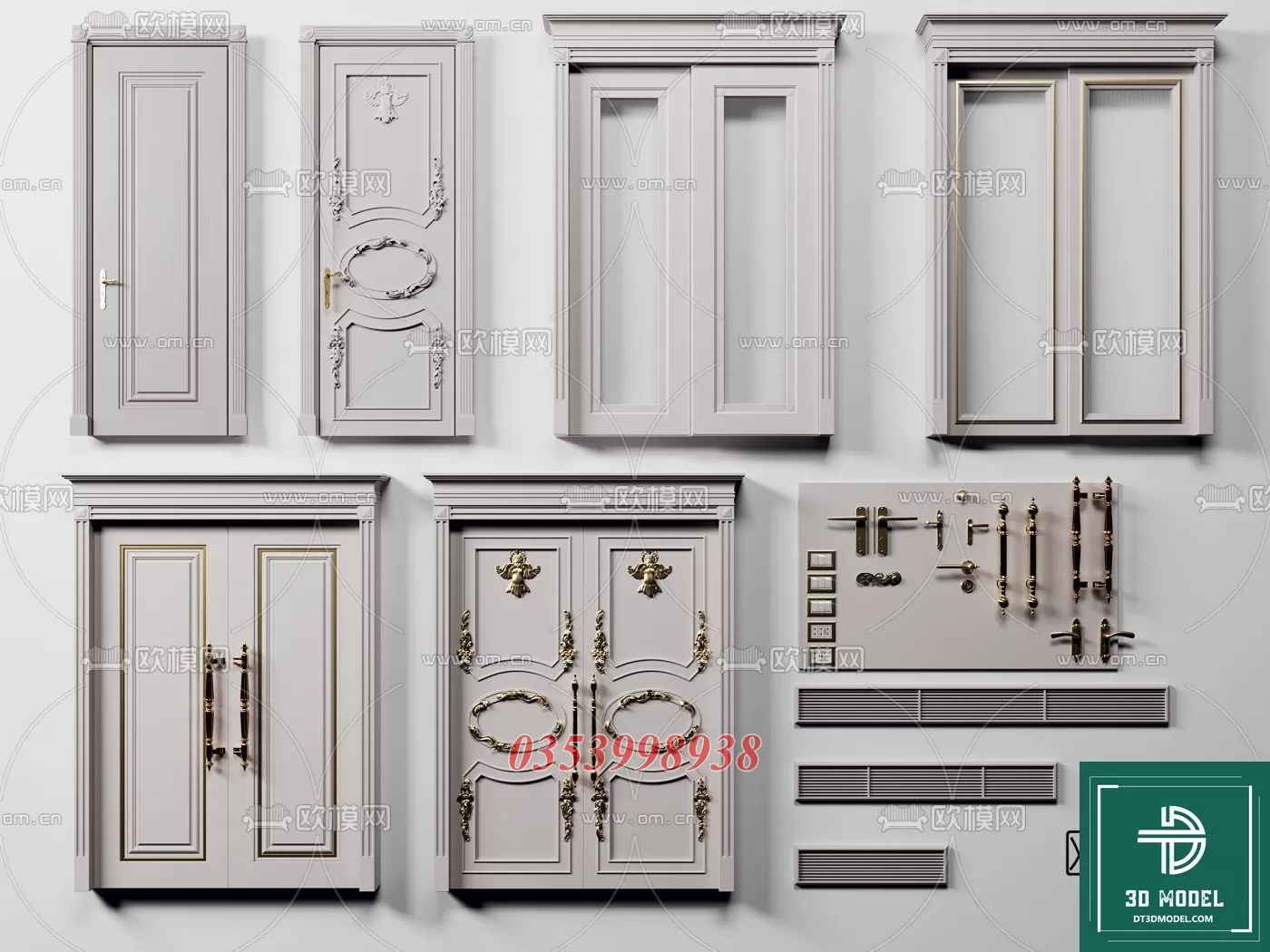 CLASSIC DOOR – 3DSKY MODELS – 037