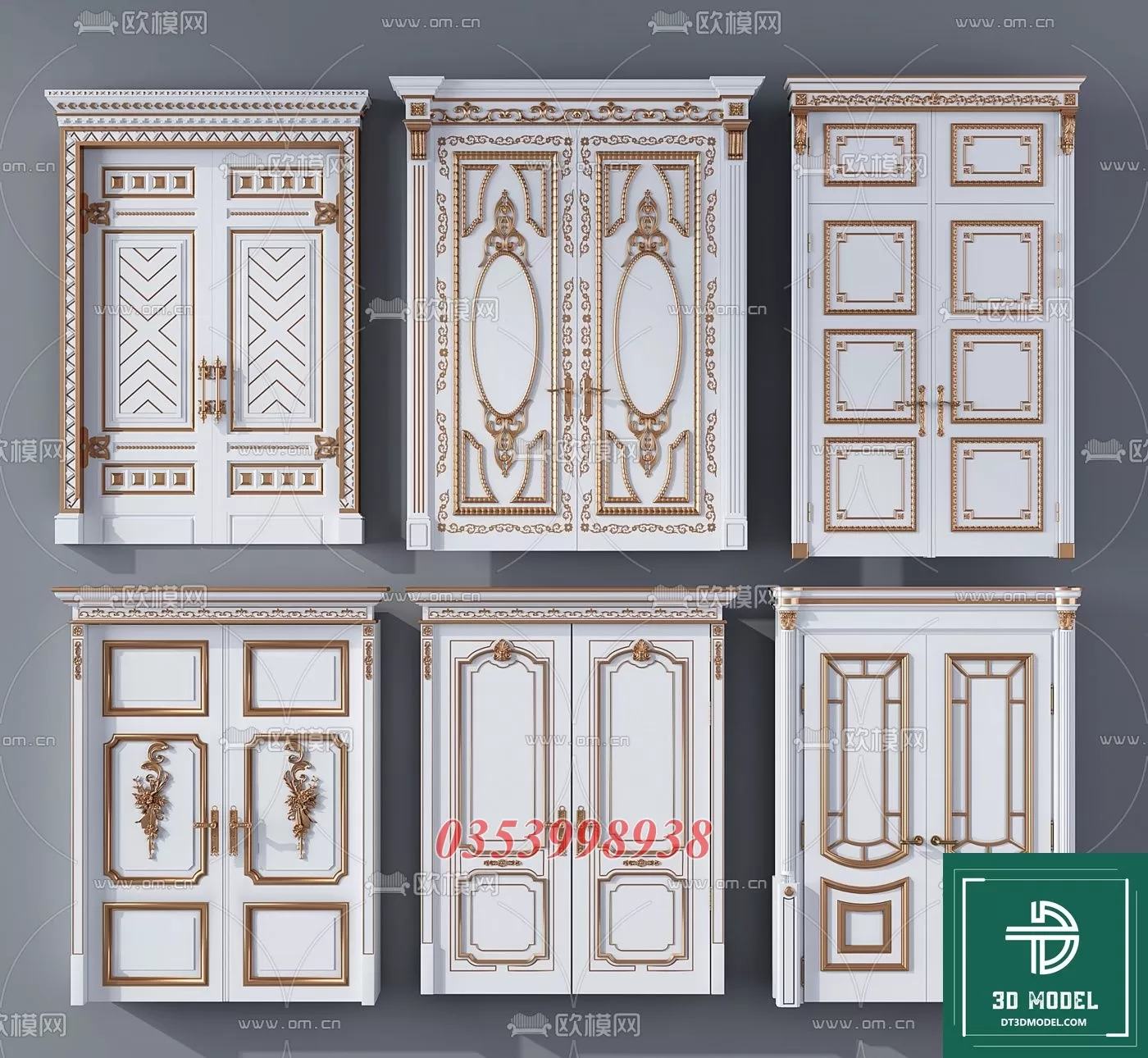 CLASSIC DOOR – 3DSKY MODELS – 043