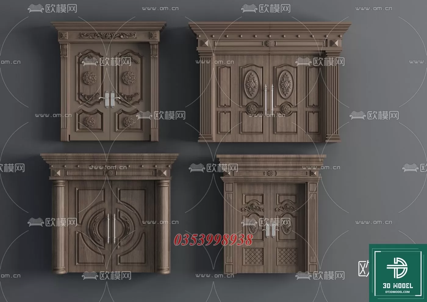 CLASSIC DOOR – 3DSKY MODELS – 044